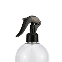 500ml d'eau liquide salle de désinfectant fine brume de pulvérisation bouteilles rond transparent pehd en plastique pulvérisateur bouteille