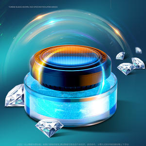 Difusor de Fragancia para Auto con Energía Solar, 45 ml, Dispersión Automática, Sensor de Luz para Consola Central, Eliminador de Olores Giratorio - Product Image 4