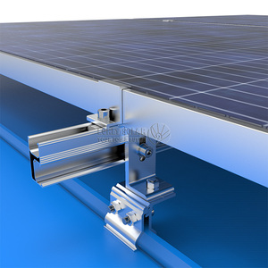 Rail solaire en aluminium anodisé <span class=keywords><strong>pour</strong></span> <span class=keywords><strong>support</strong></span> de panneau photovoltaïque - Product Image 5