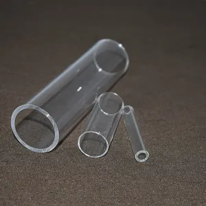 Tubo de vidrio de prueba de borosilicato, tubo de vidrio resistente al calor