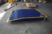 Rampe de conteneur robuste de 3 m, capacité de charge de 8 tonnes, rampe de chargement et de déchargement pour chariot élévateur pour conteneurs d'expédition standard