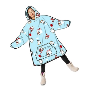 Sudadera con capucha tipo manta <span class=keywords><strong>de</strong></span> sherpa gruesa y extragrande <span class=keywords><strong>para</strong></span> mujer, ideal <span class=keywords><strong>para</strong></span> el invierno y el descanso - Product Image 4
