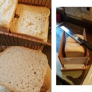 Trancheuse à pain <span class=keywords><strong>de</strong></span> qualité supérieure, idéale pour <span class=keywords><strong>le</strong></span> pain fait maison ou <span class=keywords><strong>le</strong></span> pain acheté en boulangerie, trancheuse à pain manuelle en bambou - Product Image 3