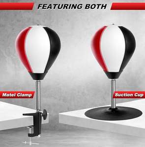 Sac de frappe de bureau Wellshow Sport, sac de boxe à ventouse <span class=keywords><strong>super</strong></span> résistant, balles de vitesse, anti-stress avec ventouse pour table de bureau - Product Image 2