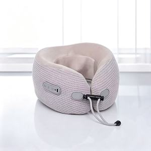 Adjustable Neck Massager Pillow, Heated U-Shaped Memory Foam for Travel & Home Use, Custom Logo Available - Product Image 1