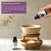 Vente en gros de 30 ml d'huiles essentielles naturelles biologiques d'extrait de plantes parfumées à la rose, à la lavande, au jasmin et au citron