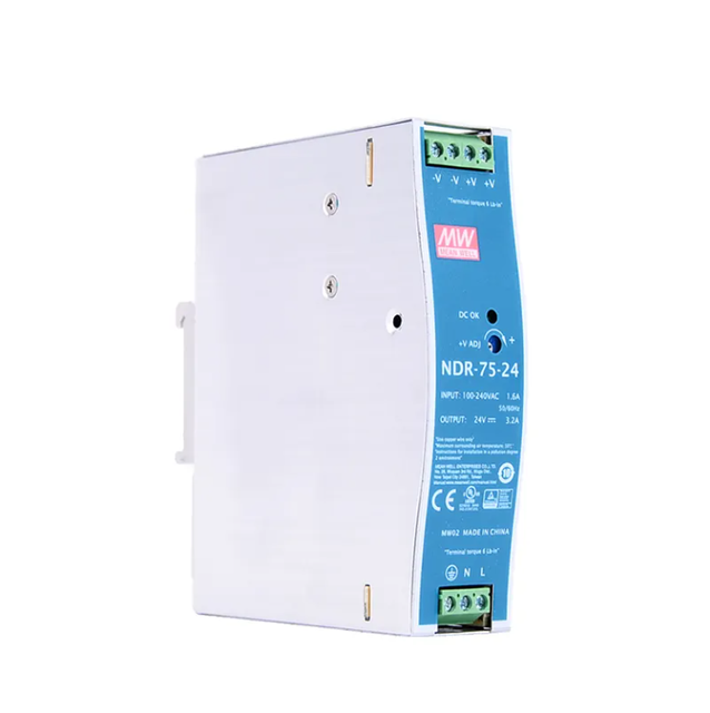 Mean Well NDR-75-24 75W DC24V Power Supply Din Rail
