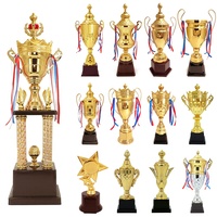 Yiwu Collection Professionnel Gagnant Coupe Trophée En Métal Récompense Football Trophée Prix En Gros Trophée Coupe Premiere League