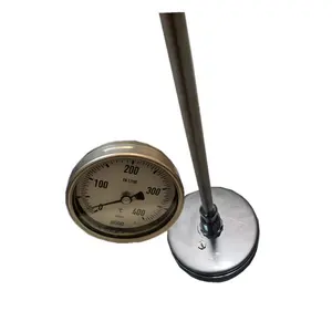 Mini Roestvrijstalen Kachel Bimetalen Thermometer