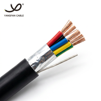 Cable de Control Blindado EMI Cu/PVC/PVC/S, Cable de Señal Industrial con Aislamiento de PVC y Cinta de Cobre 450/750V