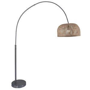 Contemporary Nordic Design Floor <b>Lamp</b> LED Light Source and Fabric <b>Shade</b> for Hotel Guest Room Living Room Decor - Product Image 3