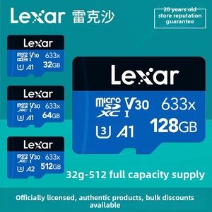 Carte TF <span class=keywords><strong>Lexar</strong></span> 32G-512G haute vitesse classe 10 U3 pour Nintendo Switch, caméra sportive Android et utilisation avec drone - <span class=keywords><strong>633X</strong></span> - Product Image 3