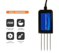 JIRS Profesional Digital Portátil 7 en 1 Medidor de Humedad del Suelo PH Nutrient NPK Tester para Plantas 4 Pin 4-en-1 Fertilizante