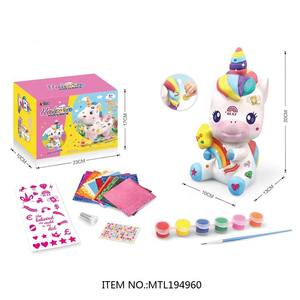 Giocattolo fai da te dinosauro dipinto a mano salvadanaio Kit disegno moneta banca per bambini - Product Image 4