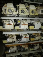 Machine à coudre industrielle Siruba 747 d'occasion à prix avantageux, 4 fils, pour vêtements, idéale pour les t-shirts