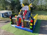 Castillo inflable para niños, jirafa, castillo hinchable, entretenimiento, trampolín inflable, instalaciones de parque de atracciones inflables