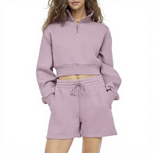 Conjunto de 2 Piezas para Mujer, Shorts y Camiseta Oversize Beige, Estilo Casual de Verano, 100% Algodón Tejido, Corte Regular - Product Image 6
