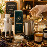 Huile parfumée pour bougies, directement de l'usine, pour les fabricants de bougies haut de gamme, huile parfumée pour bougies en gros, qualité professionnelle