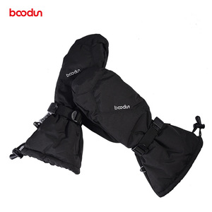 Baodun Ski <b>Gloves</b> Full Finger Red And Black Waterproof <b>Warm</b> For Downhill Skiing Unisex Outdoor Winter Use - Product Image 5