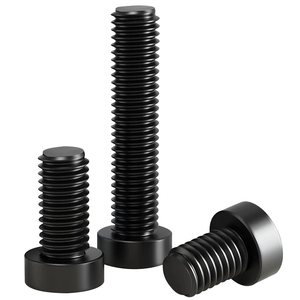 Perno hexagonal de cabeza delgada grado 12.9, de acero aleado de alta resistencia, con acabado de óxido negro, antideslizante, antirrobo, para uso industrial, en stock. - Product Image 4