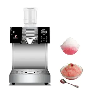 Commercial Milk Snow Bingsu Ice Shaver Machine Full Automatic Snow Flakes Ice Machine Korean Bingsu Machine