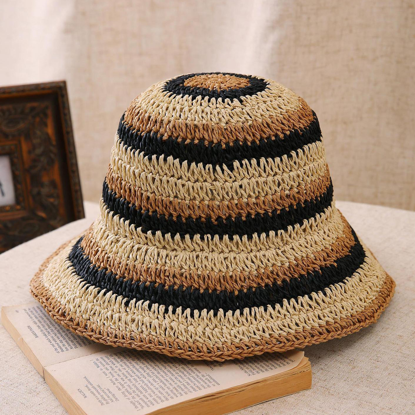 High Quality Foldable Summer Women Wide Brim Sun Wholesale 