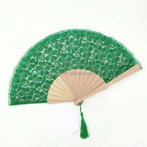 Abanico de encaje con diseño de rosa, abanicos de boda no plegables, artesanía artística, decoración del hogar, accesorios de fotografía, abanico de mano para baile - Product Image 1