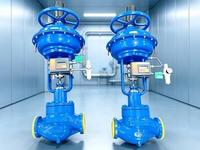 Vanne de régulation à globe en acier inoxydable de haute qualité F316 Classe 600 DN25 à guide linéaire, Piston pneumatique Classe VI FC pour service de gaz haute pression