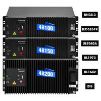 بطارية تيانباور الذكية للاتصالات 10S-314 أمبير ساعة 7S-314 TP-BR48200A80 10 كيلو واط ليثيوم فوسفات الحديد 8000 دورة، بطارية رف الاتصالات 5U متعددة الاستخدامات (رصاصية)