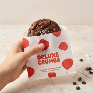 Bolsa de Papel para Alimentos Ecológica, Reciclable y Personalizable con Bajo MOQ, Resistente a la Grasa, para Galletas, Hamburguesas y Productos de Panadería - Product Image 5