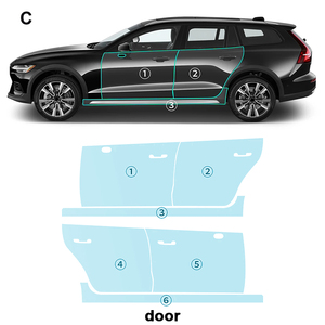 Para Volvo V60 <span class=keywords><strong>Inscription</strong></span> R Design, Cada Parte de la Película Protectora de TPU PPF Precortada, Película Transparente Autorreparable Antiarañazos - Product Image 3