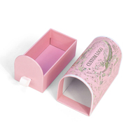 Boîte à bijoux personnalisée avec logo, boîte cadeau en papier recyclable pour boucles d'oreilles, bracelet, collier, emballage de bijoux, boîte à tiroir rigide