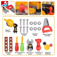Valise en plastique de haute qualité clé tournevis outil jeu enfant en bas âge jouet outils