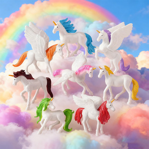 Jouets pour enfants yxs, modè<span class=keywords><strong>le</strong></span> réaliste de <span class=keywords><strong>cheval</strong></span> volant, bestie mythique de conte de fées, esprit, coloré, géant - Product Image 2