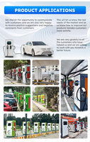 Chargeur rapide EV CC à double pistolet monté au sol 120kW OCPP CCS2 Station de charge commerciale pour véhicules électriques