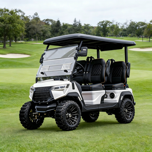 Carrito de Golf de Alto Torque, Vehículo Eléctrico de 4 Plazas, 30-50 km/h, Autonomía de 90 km, Certificado CE/EEC, Capacidad de Subida del 15-20% para Caminos No Públicos - Product Image 1