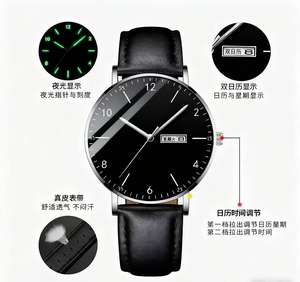 防水時計サファイアミラー発光ポインターステンレス鋼自動機械メンズウォッチカスタム高品質 - Product Image 2