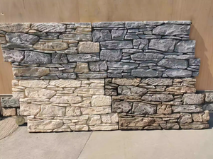 Lichtgewicht Kunstmatig Pu Stenen Wandpaneel Steen Faux Pu Rots Stenen Muur Fineer Paneel Voor Binnen-En Buitenmuur Met - Product Image 6