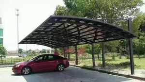 Abri de <span class=keywords><strong>voiture</strong></span> mobile en polycarbonate bon marché avec cadre en aluminium, imperméable, pour le stationnement des voitures, avec garantie de 15 ans - Product Image 5