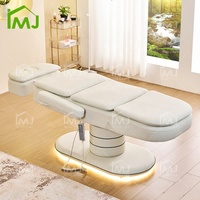 Table de massage réglable en hauteur, table de beauté électrique pour salon commercial, spa, soins du visage et extensions de cils