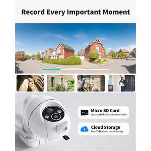 1080P Độ phân giải 360 độ Pan-Tilt mạng IP PTZ dome <span class=keywords><strong>camera</strong></span> với hai chiều âm thanh và phát hiện chuyển động <span class=keywords><strong>Camera</strong></span> an ninh trong nhà - Product Image 3