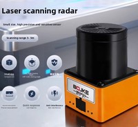 Sensor Penghalang Dinding Pemindai LiDAR Fotolistrik BOJKE untuk Perlindungan Area Robot 0.1-5m Ukuran Kecil Sudut Lebar 270