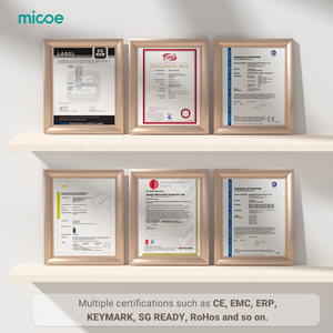 Micoe OEM nhà máy lưu trữ không khí để nước bơm nhiệt Máy nước nóng cho mùa đông nhà chia điều hòa không khí nhà hệ thống sưởi ấm - Product Image 5