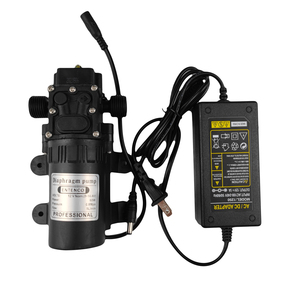 DC 12V 60W Micro Electric Diaphragm Mini Black Pump Automatic Switch 5L/Min High Pressure Car Washing Spray Water Pump 0.8Mpa