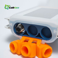 LABTEX Conductimètre Portable Lab EC Resistivityr TDS sal. Analyseur de test de température Portable LCD Digital Mchince