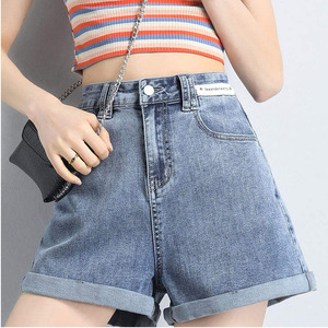 Pantalones cortos de <span class=keywords><strong>vaquero</strong></span> para <span class=keywords><strong>mujer</strong></span>, ropa nueva de verano, precio al por mayor, pantalones informales de <span class=keywords><strong>talla</strong></span> <span class=keywords><strong>grande</strong></span> para <span class=keywords><strong>mujer</strong></span> - Product Image 3
