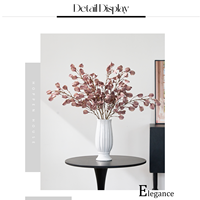 Fleur artificielle en soie en forme de lanterne pour décoration suspendue au plafond, idéale pour mariages, maisons et extérieurs - Technique de moulage par injection