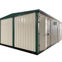 Conteneur photovoltaïque solaire pour application d'infrotablettes en acier, cabine préfabriquée, maison à double couche, Chine Wosx Yzs02