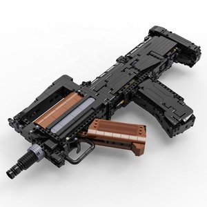 CaDA ปืนไรเฟิลจู่โจมระบบไฟฟ้า C81022W,ชุดบล็อกสร้าง DIY ปืนกลมือแบบทหารอิฐพลาสติกรุ่น1504ชิ้น - Product Image 4