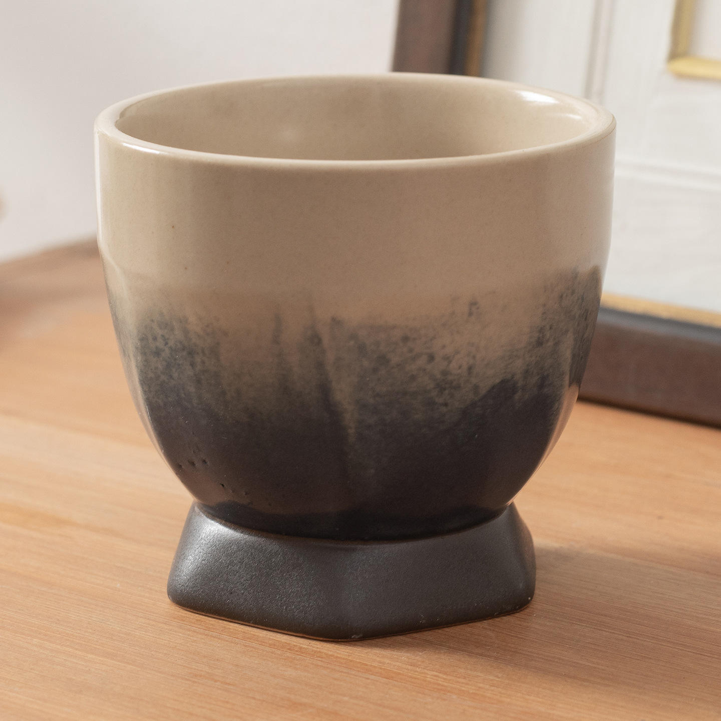 แก้วเทอร์ราคอตต้าไล่สีดำ